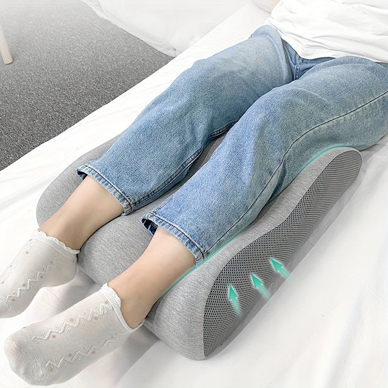 Ergonomic Leg Wedge Pillow for Post-Surgery & Injury Support, Breathable Design for & Improved Circulation, Removable Washable Cover, Mesh Fabric for Ventilation, Double Leg Elevation, Comfortable Rest &